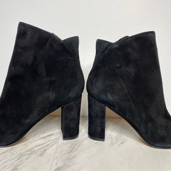 Marc Fisher Urmi Black Suede Pointy Toe Bootie 11M - Picture 8 of 14